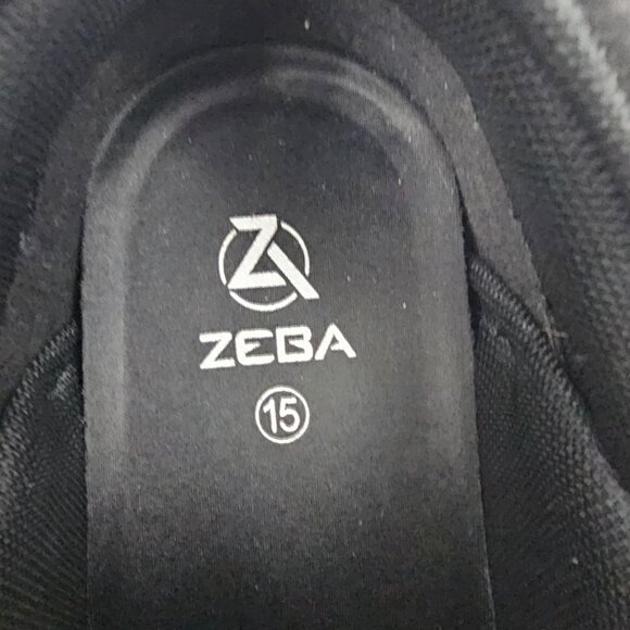 Zeba Men's Black Extra Wide Hands Free Slip On Sneakers Walking Shoes Size 15XW - Picture 11 of 12